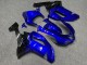 Purchase 2007-2008 Glossy Blue Black Flame Kawasaki ZX6R Motorcycle Fairings UK