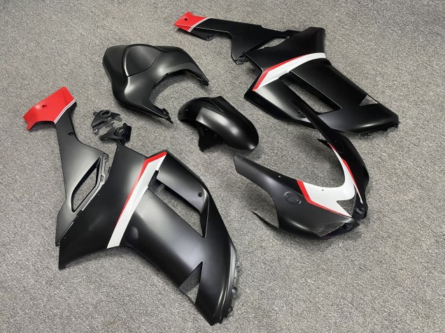 Purchase 2007-2008 Matte Black White Red Kawasaki ZX6R Motorcycle Fairings UK