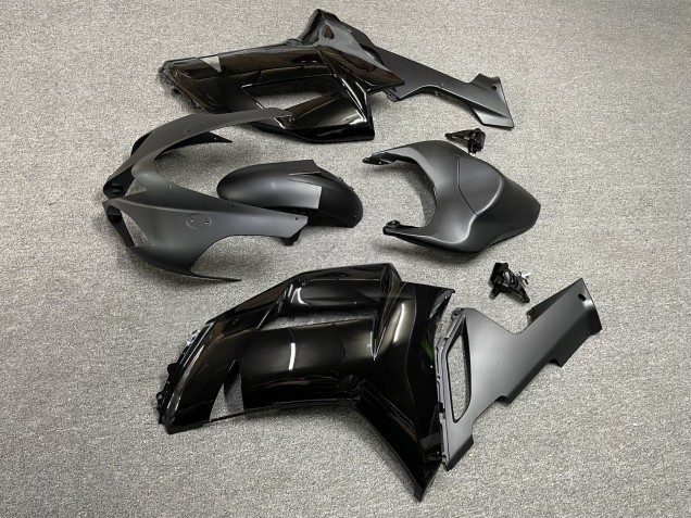 Purchase 2007-2008 Matte Glossy Black Kawasaki ZX6R Motorcycle Fairings UK