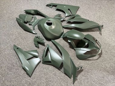 Purchase 2009-2012 Matte Green Kawasaki ZX6R Motorcycle Fairings UK