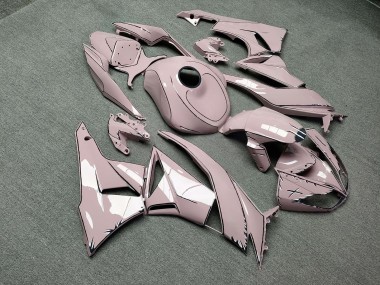 Purchase 2009-2012 Glossy Baby Pink with Dark Grey & White Kawasaki ZX6R Motorcycle Fairings UK