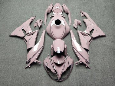 Purchase 2009-2012 Glossy Baby Pink with Dark Grey & White Kawasaki ZX6R Motorcycle Fairings UK