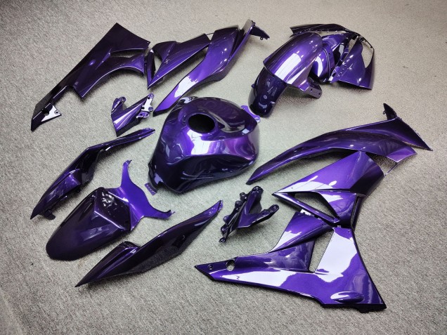 Purchase 2009-2012 Glossy Pearl Purple Kawasaki ZX6R Motorcycle Fairings UK