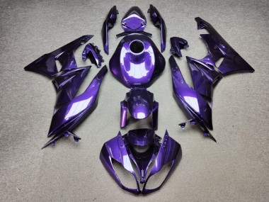 Purchase 2009-2012 Glossy Pearl Purple Kawasaki ZX6R Motorcycle Fairings UK