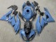 Purchase 2009-2012 Glossy Light Blue Forged Carbon Fiber Style Kawasaki ZX6R Motorcycle Fairings UK