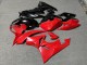 Purchase 2009-2012 Matte Black Red Split Kawasaki ZX6R Motorcycle Fairings UK