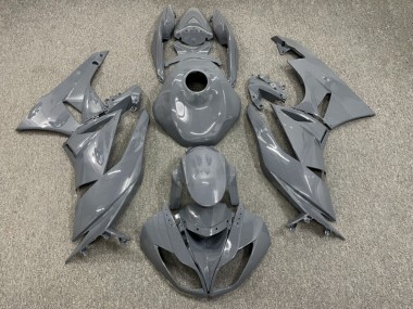 Purchase 2009-2012 Glossy Nardo Grey Kawasaki ZX6R Motorcycle Fairings UK