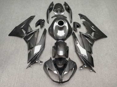 Purchase 2009-2012 Glossy Carbon Fiber Style Kawasaki ZX6R Motorcycle Fairings UK