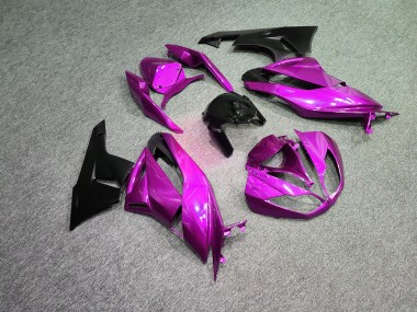 Purchase 2009-2012 Glossy Vibrant Pink Kawasaki ZX6R Motorcycle Fairings UK