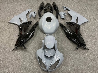 Purchase 2009-2012 Glossy Grey Black Kawasaki ZX6R Motorcycle Fairings UK