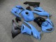 Purchase 2009-2012 Glossy Light Blue Kawasaki ZX6R Motorcycle Fairings UK