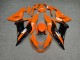 Purchase 2013-2018 Glossy Black Orange Kawasaki ZX6R Motorcycle Fairings UK