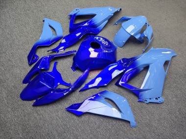 Purchase 2013-2018 Glossy Blue Gradient Kawasaki ZX6R Motorcycle Fairings UK