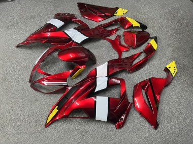 Purchase 2013-2018 Candy Apple Kawasaki ZX6R Motorcycle Fairings UK