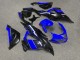 Purchase 2013-2018 Glossy Black Deep Blue White Kawasaki ZX6R Motorcycle Fairings UK