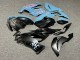 Purchase 2019-2022 Matte Black & Glossy Baby Blue with Pink Cherry Blossom Split Kawasaki ZX6R Motorcycle Fairings UK