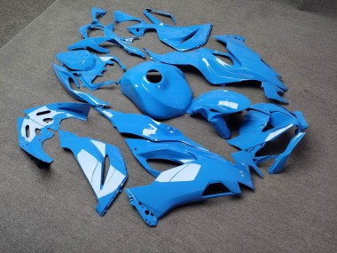 Purchase 2019-2022 Glossy Light Blue Kawasaki ZX6R Motorcycle Fairings UK