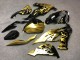 Purchase 2019-2022 Glossy Gold & Black Shattered Split Kawasaki ZX6R Motorcycle Fairings UK