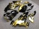 Purchase 2019-2022 Glossy Gold & Black Shattered Split Kawasaki ZX6R Motorcycle Fairings UK