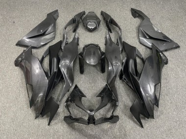 Purchase 2019-2022 Matte Black & Carbon Fiber Style Kawasaki ZX6R Motorcycle Fairings UK