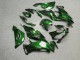 Purchase 2019-2022 Glossy Green Carbon Fiber Style Kawasaki ZX6R Motorcycle Fairings UK