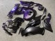 Purchase 2019-2022 Glossy Purple Matte Black Pattern Split Kawasaki ZX6R Motorcycle Fairings UK