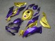 Purchase 2019-2022 Glossy Deep Purple Gold Kawasaki ZX6R Motorcycle Fairings UK