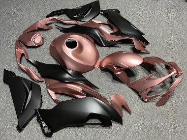 Purchase 2019-2022 Matte Rose Gold Black Kawasaki ZX6R Motorcycle Fairings UK