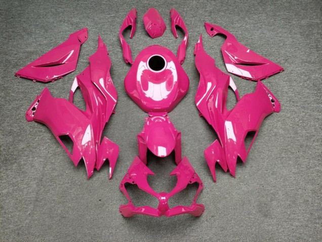 Purchase 2019-2022 Glossy Metallic Pink Kawasaki ZX6R Motorcycle Fairings UK