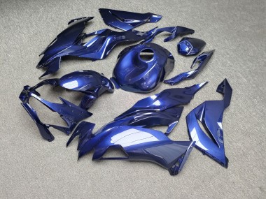 Purchase 2019-2022 Glossy Midnight Blue Kawasaki ZX6R Motorcycle Fairings UK