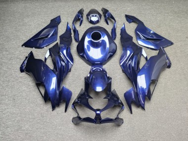 Purchase 2019-2022 Glossy Midnight Blue Kawasaki ZX6R Motorcycle Fairings UK