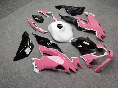 Purchase 2019-2022 Glossy Pink White Black Kawasaki ZX6R Motorcycle Fairings UK