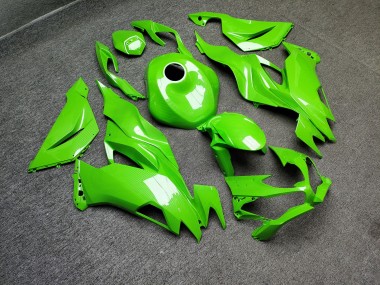 Purchase 2019-2022 Glossy Light Green with Carbon Fiber Style Kawasaki ZX6R Motorcycle Fairings UK