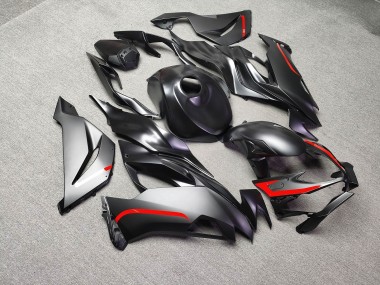 Purchase 2019-2022 Matte Black & Red Kawasaki ZX6R Motorcycle Fairings UK