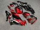 Purchase 2019-2022 Glossy Red Black Shark Split Kawasaki ZX6R Motorcycle Fairings UK