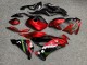 Purchase 2019-2022 Glossy Red Black Shark Split Kawasaki ZX6R Motorcycle Fairings UK