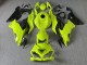 Purchase 2019-2022 Glossy High Vis Yellow Carbon Fiber Style Kawasaki ZX6R Motorcycle Fairings UK