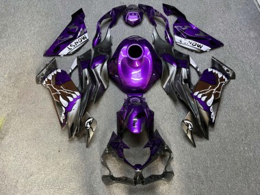 Purchase 2019-2022 Midnight Purple Monster Kawasaki ZX6R Motorcycle Fairings UK