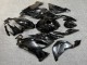 Purchase 2019-2022 Glossy Metallic Black Carbon Fiber Style Kawasaki ZX6R Motorcycle Fairings UK