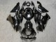 Purchase 2019-2022 Glossy Metallic Black Carbon Fiber Style Kawasaki ZX6R Motorcycle Fairings UK