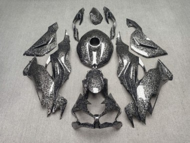 Purchase 2019-2022 Glossy Forged Carbon Fiber Style Kawasaki ZX6R Motorcycle Fairings UK