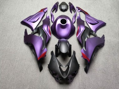 Purchase 2023-2026 Matte Purple & Black with Red Kawasaki ZX6R Motorcycle Fairings UK