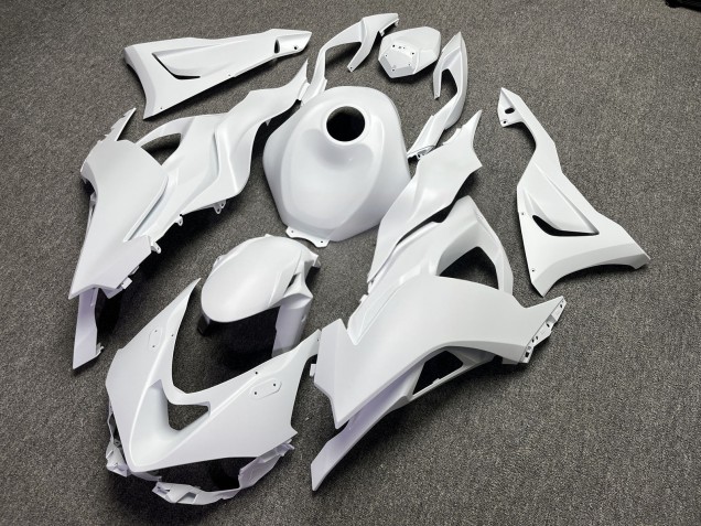 Purchase 2023-2026 Matte White Kawasaki ZX6R Motorcycle Fairings UK