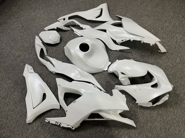 Purchase 2023-2026 Glossy Pearl White Kawasaki ZX6R Motorcycle Fairings UK