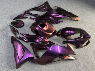 Purchase 2023-2026 Glossy Purple Chameleon Kawasaki ZX6R Motorcycle Fairings UK