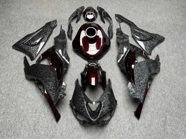 Purchase 2023-2026 Glossy Forged Carbon Fiber Style & Red Carbon Fiber Style Kawasaki ZX114R Motorcycle Fairings UK