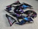 Purchase 2023-2026 Glossy Blue Chameleon & Black with Pink Kawasaki ZX6R Motorcycle Fairings UK