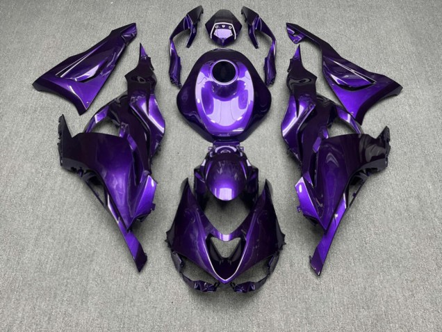 Purchase 2023-2026 Glossy Purple Kawasaki ZX6R Motorcycle Fairings UK