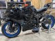 Purchase 2023-2026 Glossy Black & White with Blue Cherry Blossom Split Kawasaki ZX6R Motorcycle Fairings UK