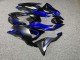 Purchase 2023-2026 Matte Black & Blue Kawasaki ZX6R Motorcycle Fairings UK